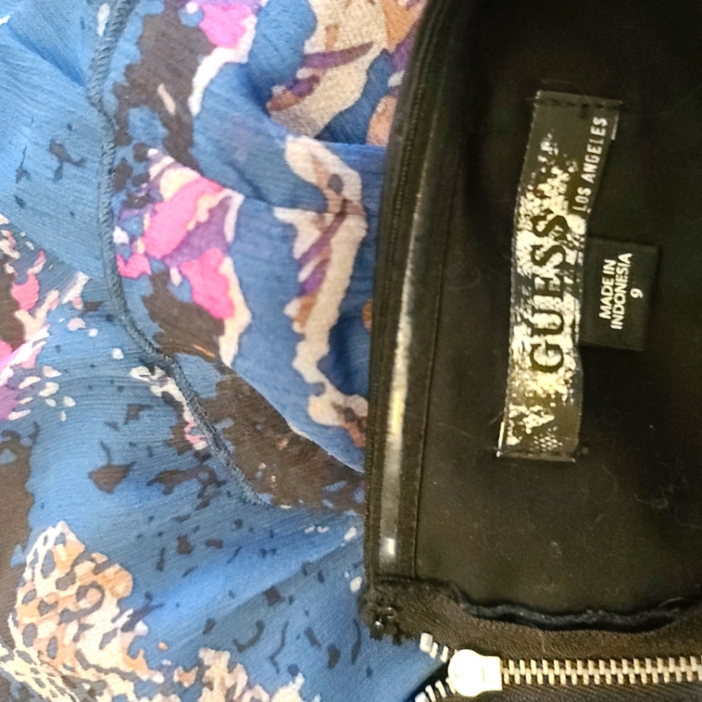 Guess Strapless Ruffle Dress - Picture 4 of 5